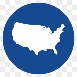 Toolkit Of Resources On Agency Collaboration - Us Map Icon Round