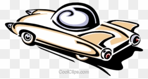 Old Fashioned Car Royalty Free Vector Clip Art Illustration - Classic Car