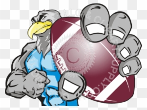 Eagle Clipart Football - Eagle Football Mascot Clip Art