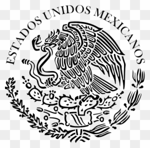 Escudo De M U00e9xico Png Mexican Fiesta Border Clip - Mexico Flag Eagle Black And White