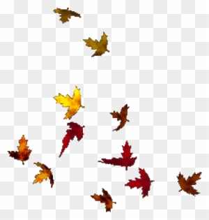 Animated Fall Leaves Gif Clipart Autumn Clip Art - Gambar Daun Bergerak Gif