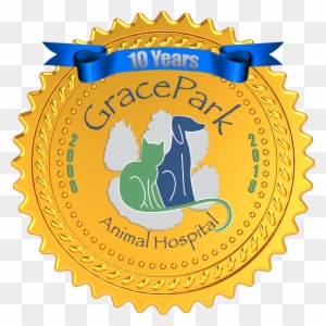 This Month Is Grace Park Animal Hospital's 10 Year - Seal Of Approval Psd