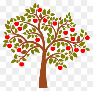 Apple Clipart Tre - Apple Tree Vector Png