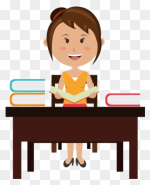 Teacher S Desk Makes A Good Teacher Free Transparent Png