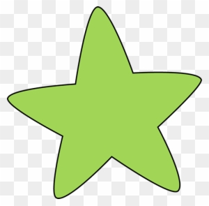 The - Green Stars Clipart