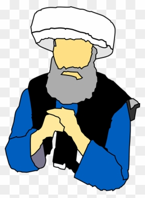 Arabic Old Man Cartoon