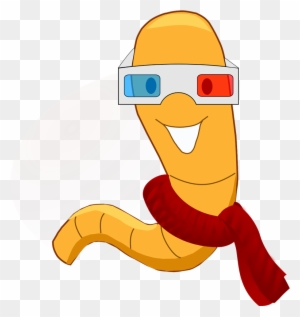 Free To Use Amp Public Domain Worm Clip Art - Cartoon Animals With Glasses