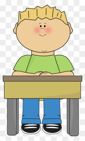 Student Sitting At Desk Clipart Free Transparent Png Clipart