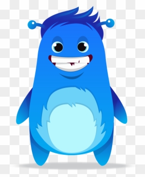 One Monster From Class Dojo - Class Dojo Monsters Blue