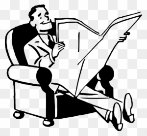 Reading Newspaper Clipart Transparent Png Clipart Images Free Download Clipartmax