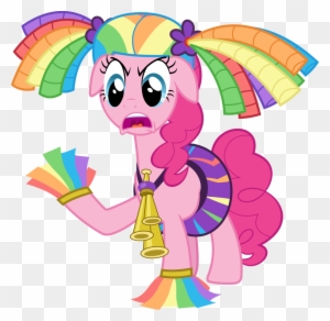 Pinkie Pie Cheer Rage By Dasprid - My Little Pony Pinkie Pie Cheerleader