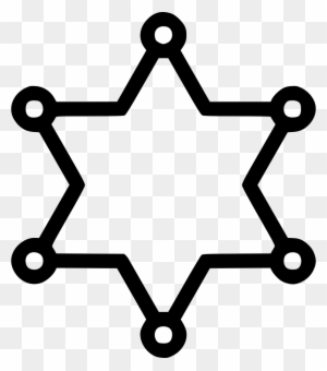 Sheriff Star Badge Police Law Enforcement Comments - Sheriff Badge Png Outline