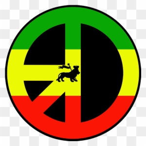 Weed Symbol Wallpaper - Reggae Peace Logo