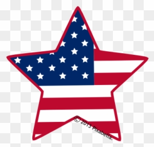 American Star Clipart - American Flag Star Clip Art