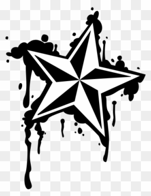 Dripping Nautical Star By Lintastic - Nautical Stars Png