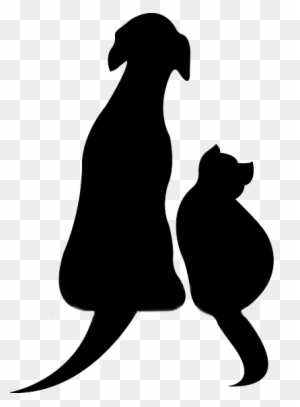 Saturday & Sunday - Dog And Cat Silhouette Clip Art Free