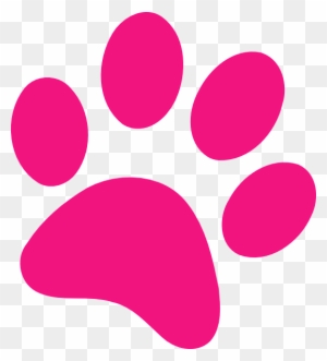 Pink Paw Print Logo
