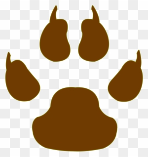 Vector Cm Tiger Paw By Barrfind Vector Cm Tiger Paw - Dog Paw Print Vs Cat Paw Print