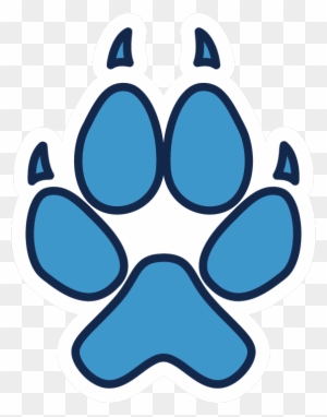 Paw Print - Coyote Paw Print Logo