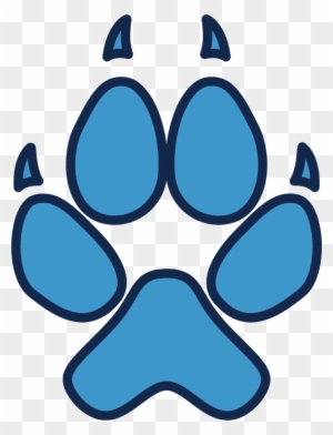 Small - Coyote Paw Print Logo