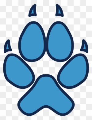 Small - Coyote Paw Print Logo