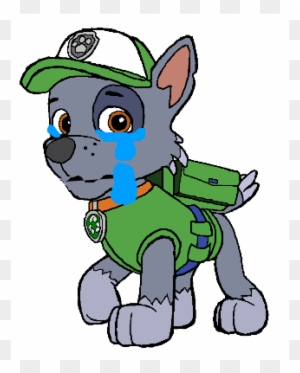 Rocky Crying - Rocky Paw Patrol Drawing