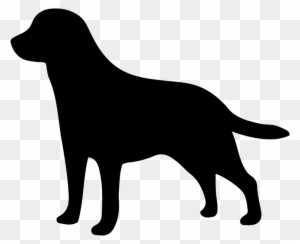 Labrador Retriever Golden Retriever Silhouette Clip - Dog Walking Ad Ideas