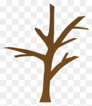 Tree Trunk Clipart - Bare Tree Branch Clip Art