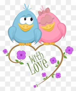 Cute Love Birds Cartoon Clip Art Images - Love Birds Cartoon