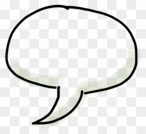 Clipart Sprechblase - Speech Bubble Black Background - Free Transparent