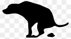 Dog-1293049 - Dog Pooping Pumpkin Stencil - Free Transparent PNG