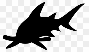 Public Domain Clip Art Image - Hammerhead Shark Silhouette Png