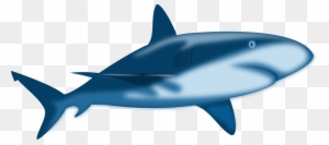 Free Shark Clipart - Cartoon Great White Shark