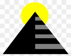 Illuminati Symbol Cliparts - Pyramid With Sun Symbol