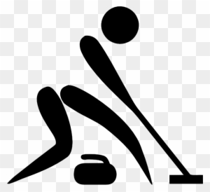 Olympic Sports Curling Pictogram Clip Art At Clker - Olympic Curling Logo