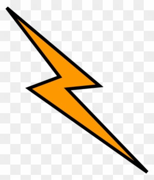 Orange Lightning Bolt Logo