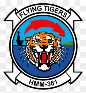 Usmc Hmm-361 Flying Tigers Sticker - Hmh 361 Flying Tigers