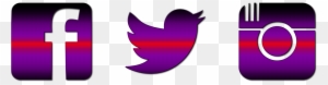 Purple Black Red 3d Icons Free To Use, High Resolution - Transparent Red Twitter Icon