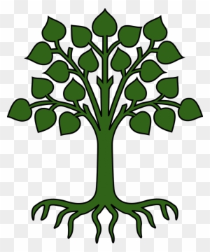 Cartoon Tree With Roots