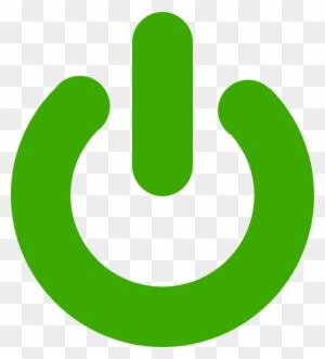 Green Power Button Png