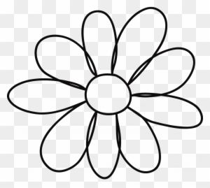 Flower Outline Printable - Things To Draw When Your