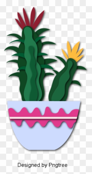 Potted Cactus PNG Images, Drawing Plant, Hand Painted Flowers, Cactus PNG  Transparent Background - Pngtree