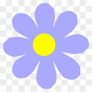 Blue Flower Clipart Petal - Flower With 8 Petals Clipart