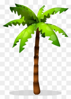 Process Of Extraction - Cartoon Palm Tree 3d