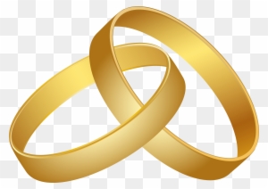 Wedding Rings Gold Png Clip Art - Wedding Ring Clipart Png