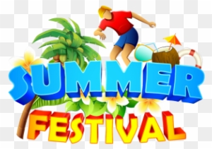 Summer Festival With Summer Elements, Summer, Beach, - Portable Network Graphics