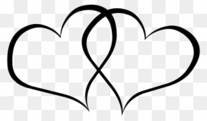Wedding Heart Png Clipart - Double Hearts