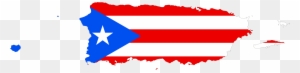 Puerto Rico Flag Clipart - Puerto Rico Map With Flag