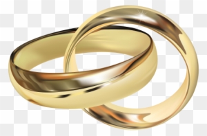Wedding Rings Png Clip Art - Gold Wedding Rings Png