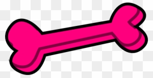 Dog Bone Pink Dog Clipart - Pink Dog Bone Clipart